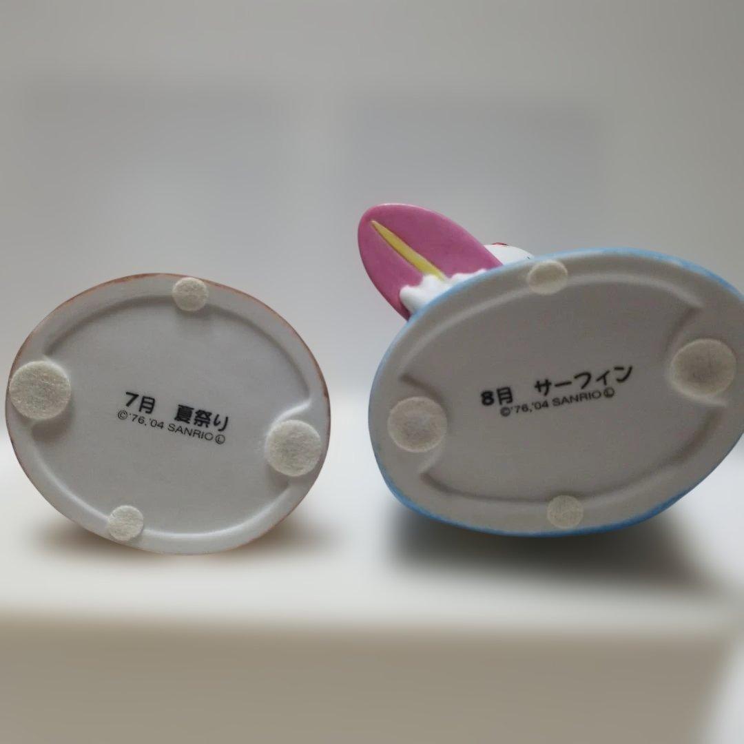 ハローキティ　キティ　陶器　万年カレンダー　フィギュア