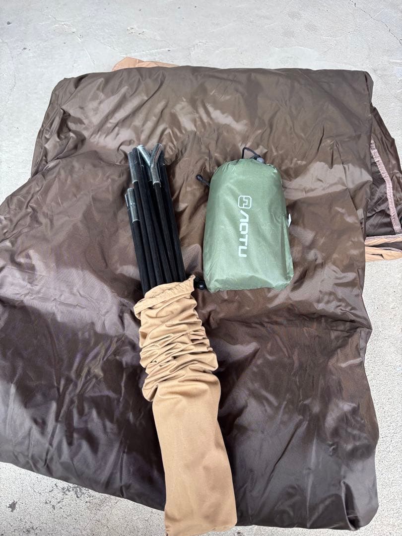 【美品】ビジョンピークス TCルーテント 3人用（他社製グランドシート付）