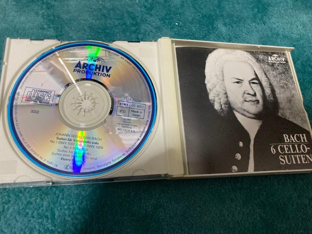 ピエール・フルニエ(チェロ) 他 / J・S・バッハ：無伴奏チェロ組曲(全曲)