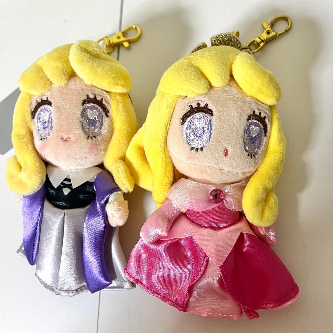 tiny オーロラ姫 ぬいぐるみキーホルダー セット
