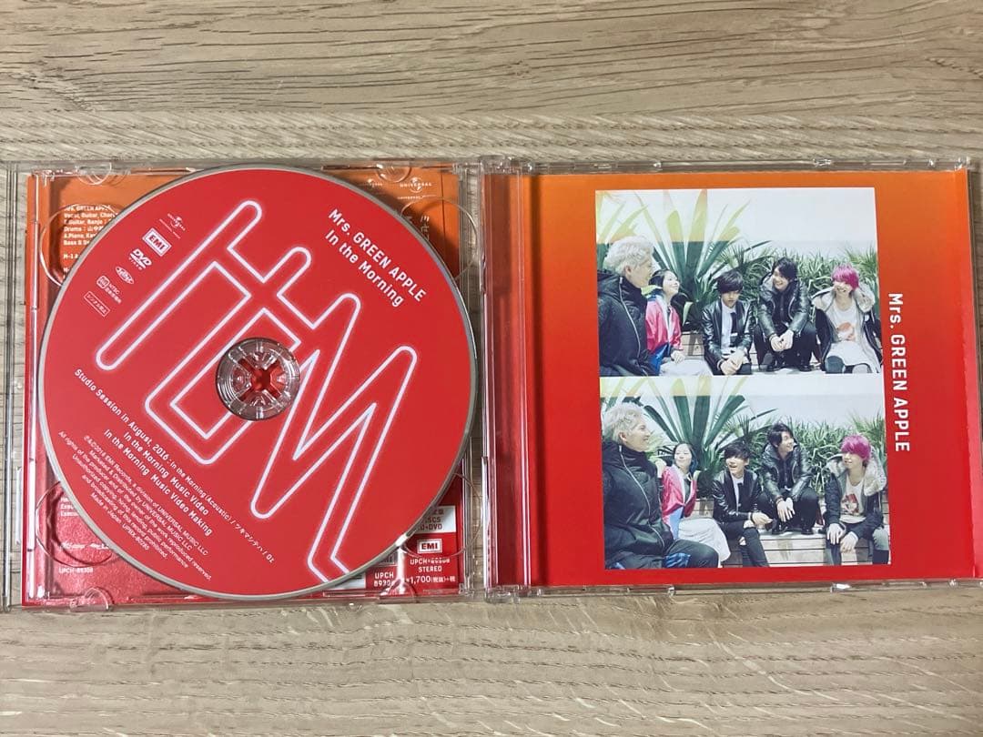 Mrs.GREEN APPLE In the Morning 初回限定盤