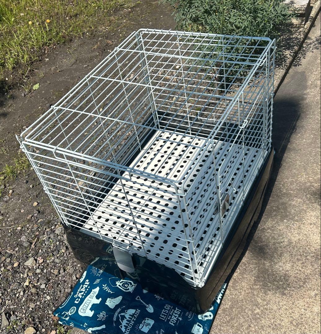 SANKO 小動物用ケージ ホワイト・ブラック