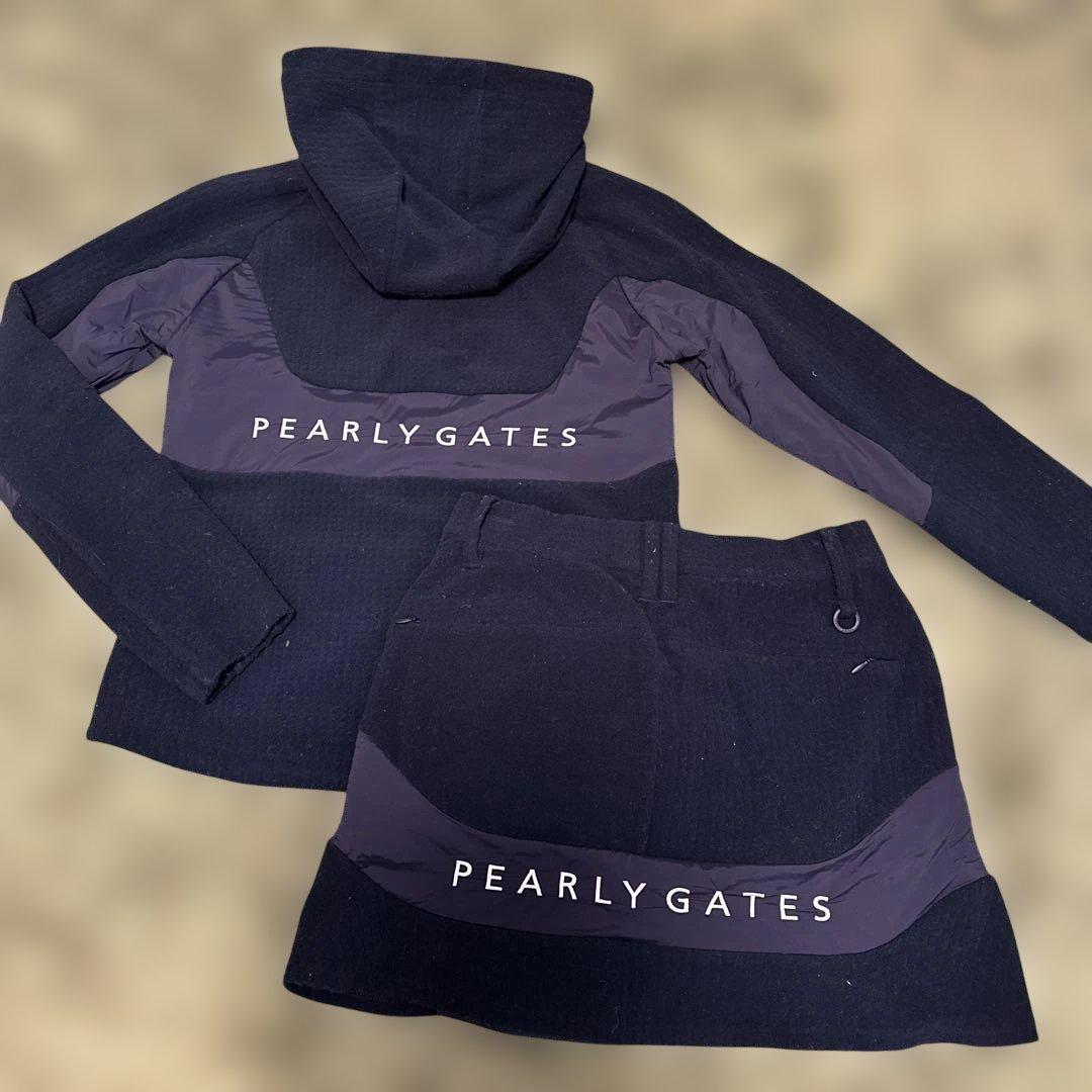 PEARLY GATES⭐︎フリース⭐︎パーカーとスカート⭐︎セットアップ０