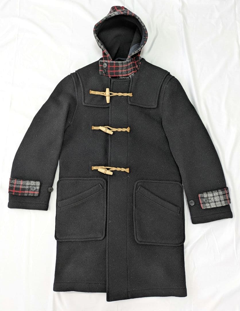 【極美品】 グローバーオール×SILAS ダッフルコート　ウール　ブラック　M