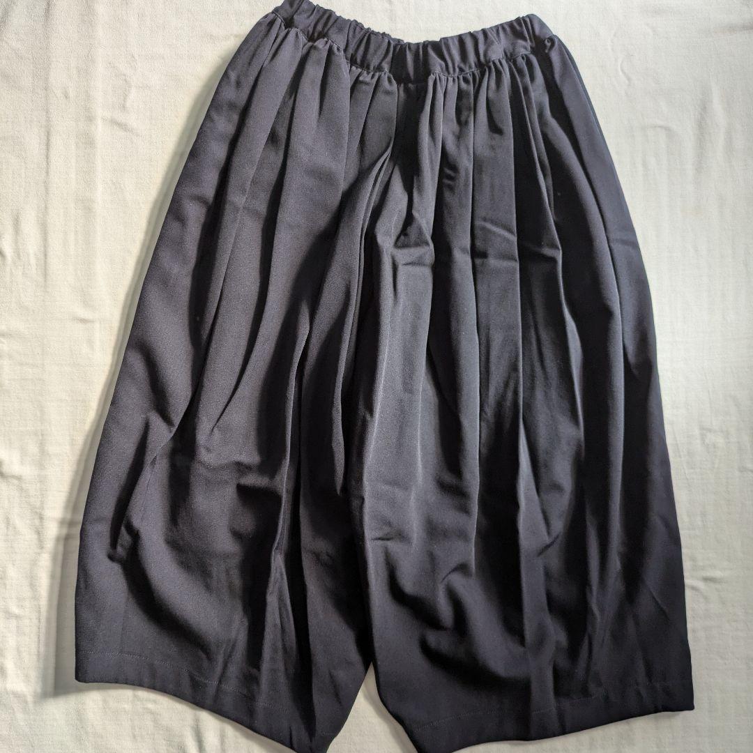 COMME des GARÇONS ブラックプリーツパンツ XS