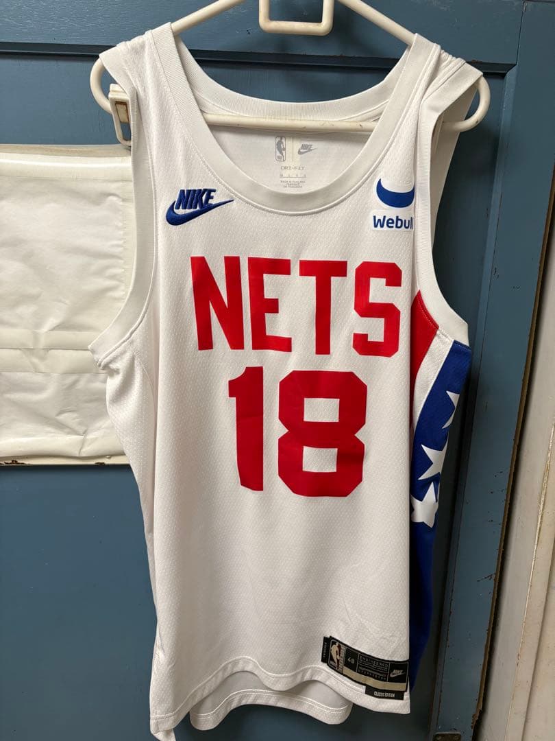希少　NBA ユニフォーム NIKE 渡邊雄太　NETS L 現地購入