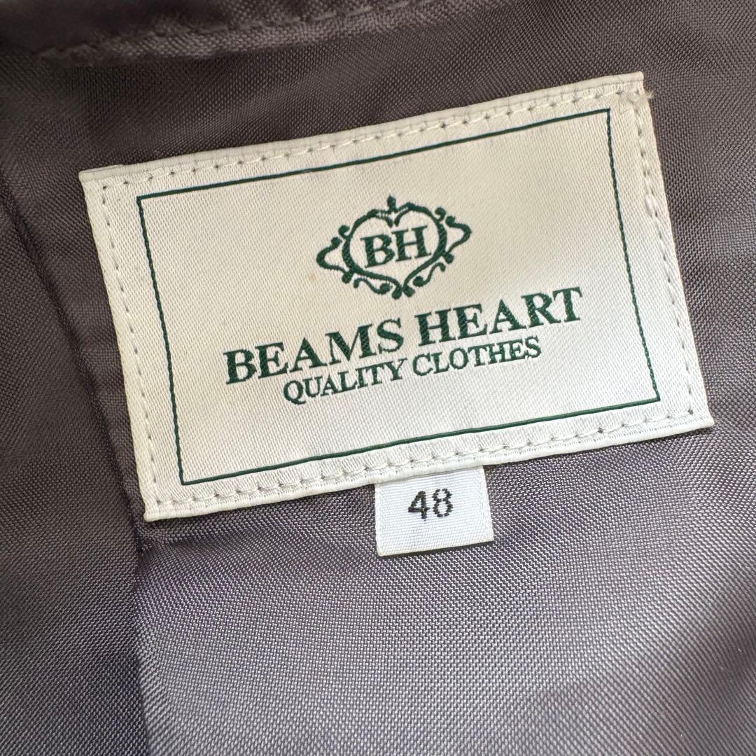 タグ付未使用　ビームスハート　MOON ツイード　テーラードジャケット　グレー