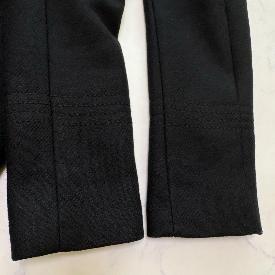 美品☆ZARAザラ ナポレオンコート ブラック 裏地レッド バイカラー 金ボタン