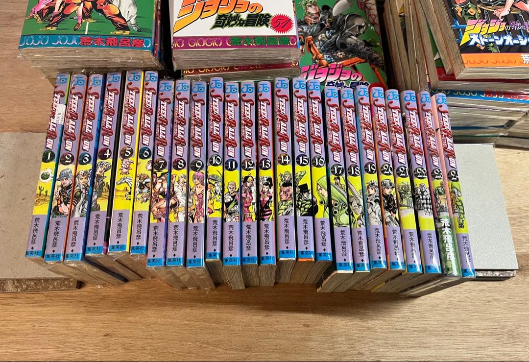 ジョジョ【110冊セット】1〜6部+スティールボールラン+ジョジョリオン6巻まで