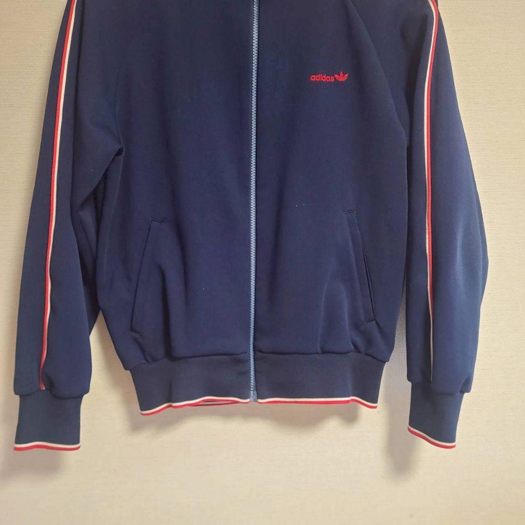 ★ adidas アディダス トラックジャケット ジャージ ロゴ 刺繍 デサント