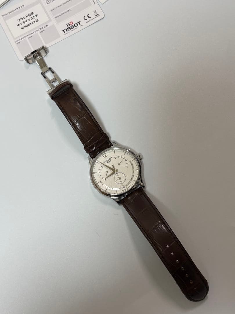 【美品】TISSOT トラディション パーペチュアルカレンダー T063637A