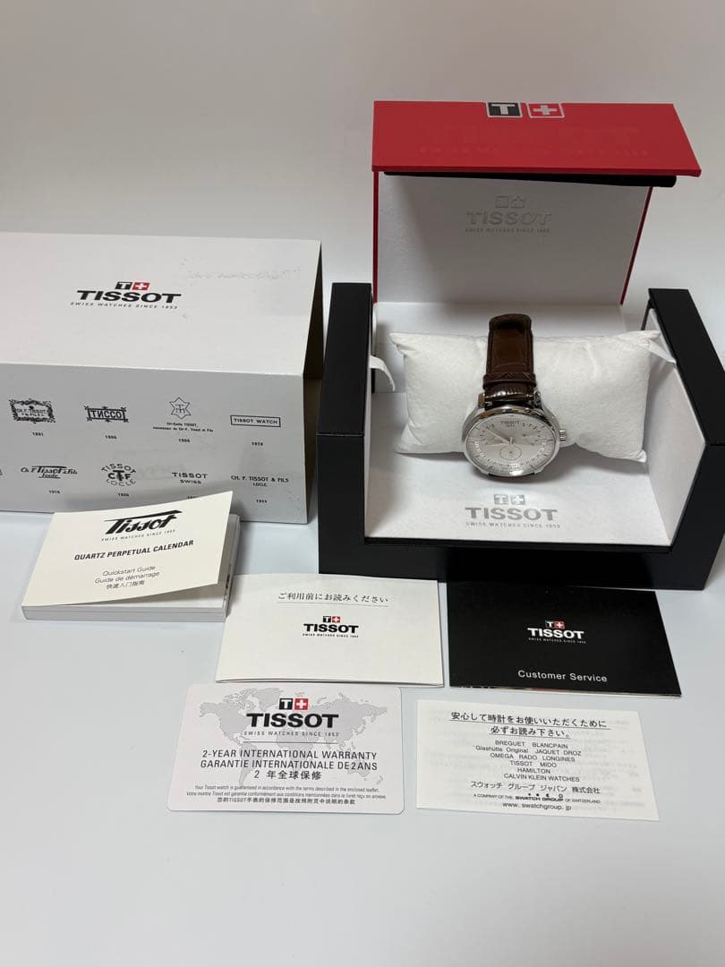 【美品】TISSOT トラディション パーペチュアルカレンダー T063637A