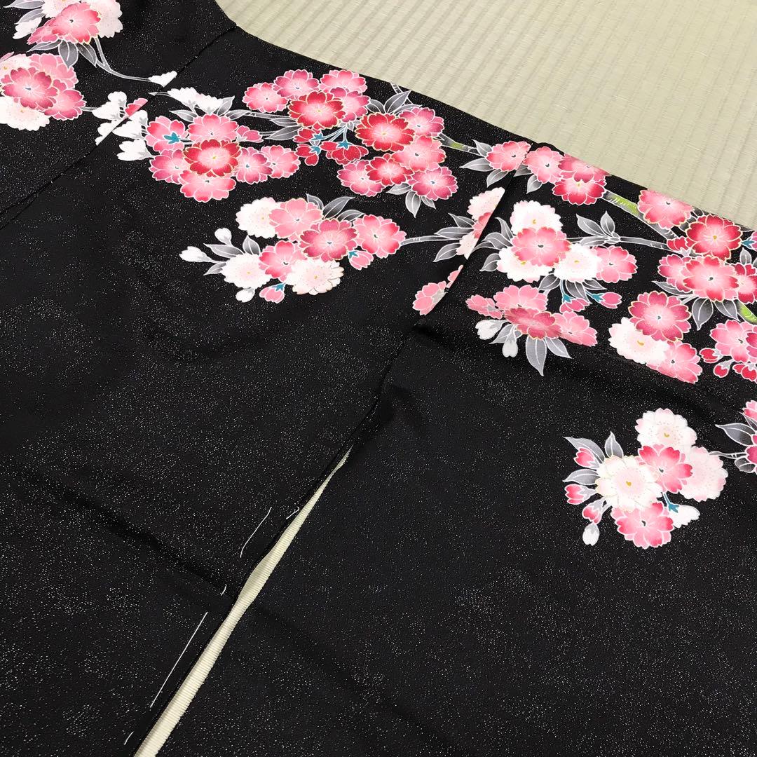 ★超美品★正絹 振袖 未仕立て 仮絵羽 リメイク-D