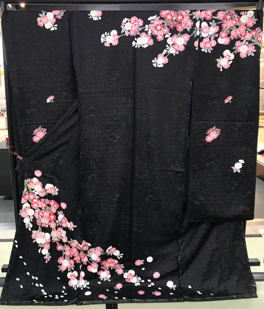 ★超美品★正絹 振袖 未仕立て 仮絵羽 リメイク-D