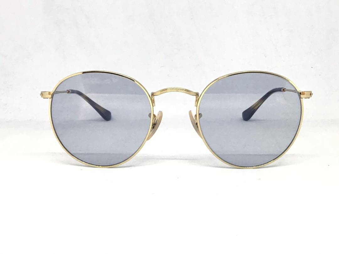 新品正規品 レイバン RB3447 2500 ラウンド ライトグレーRX3447