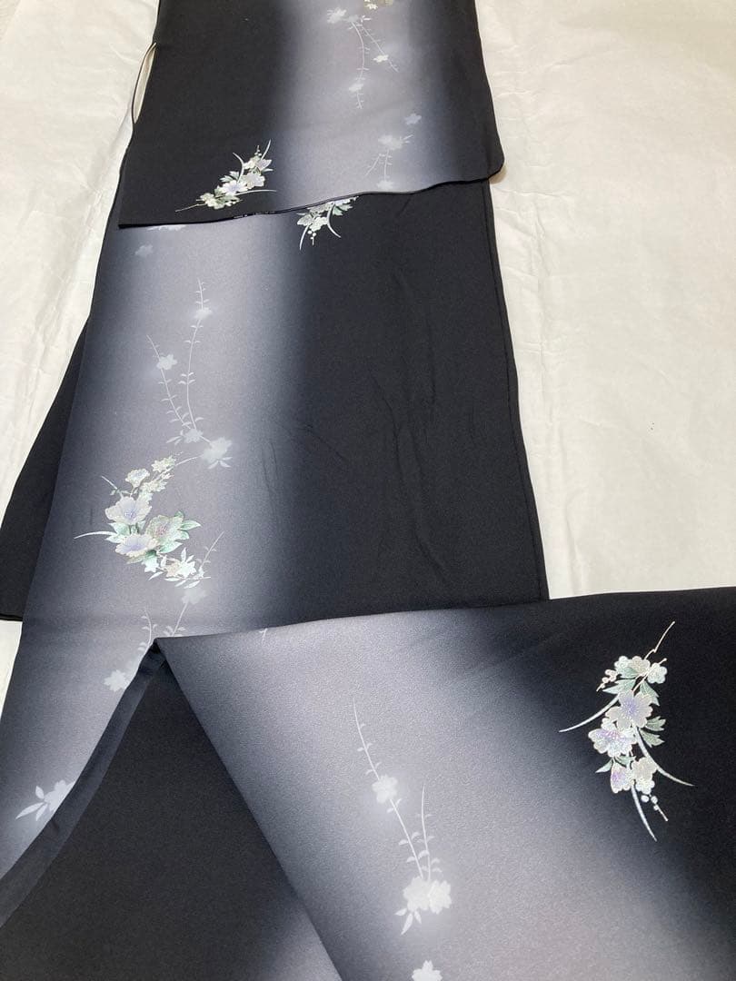 専用です　小紋　袷　black&white