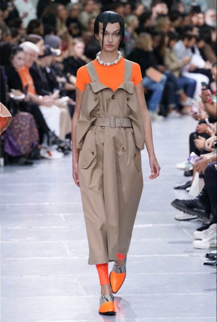 2020SSジュンヤ ワタナベ ギャルソン トレンチ解体 再構築ワンピース M