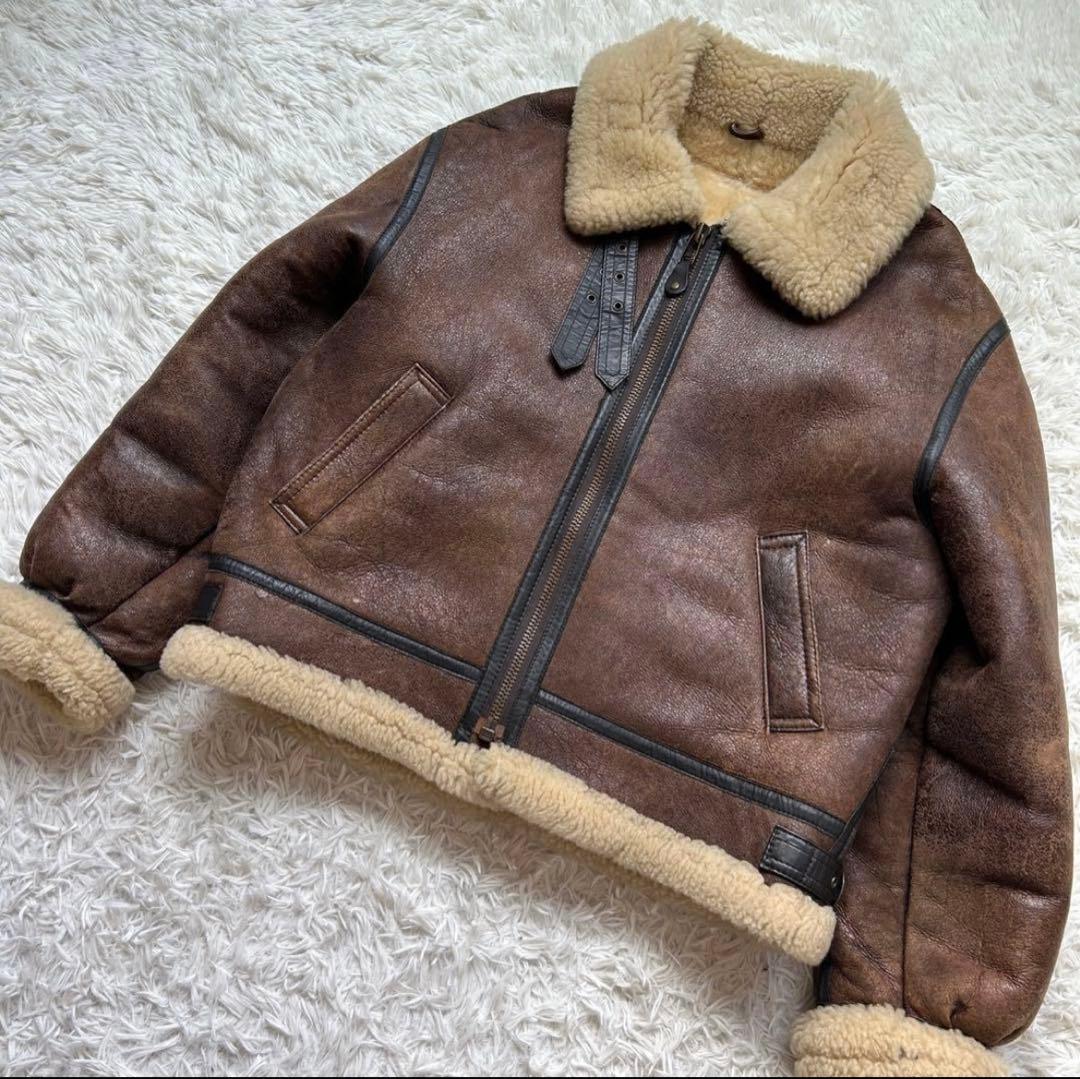 極上ムートン B-3 フライトジャケット