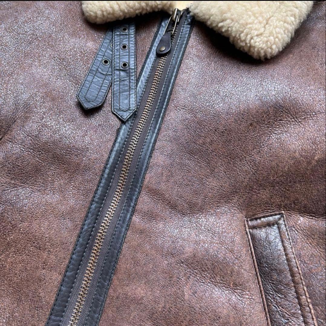 極上ムートン B-3 フライトジャケット