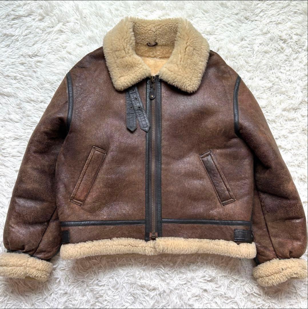 極上ムートン B-3 フライトジャケット
