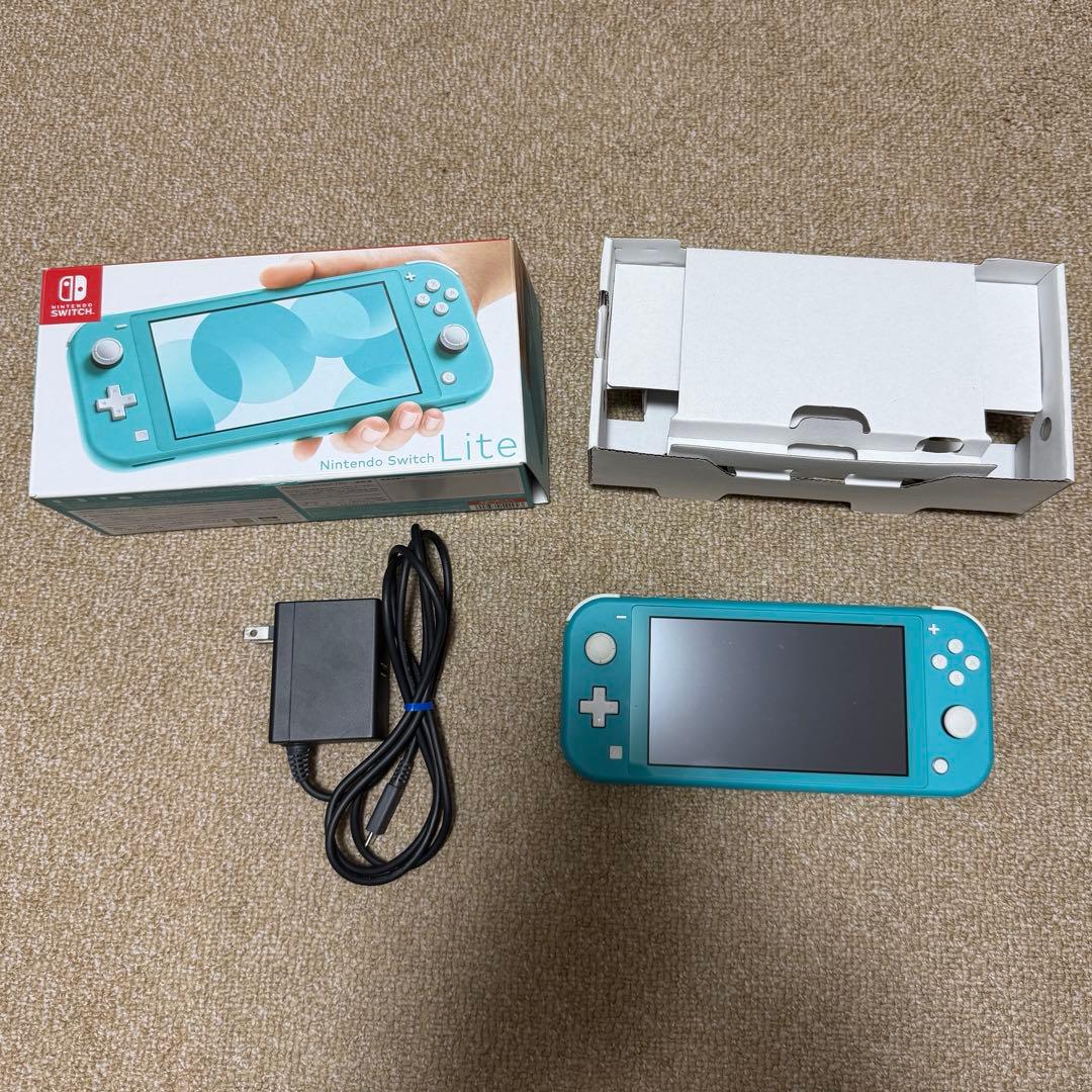 Nintendo switch lite ターコイズ　本体