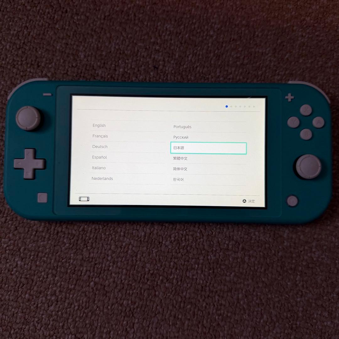 Nintendo switch lite ターコイズ　本体