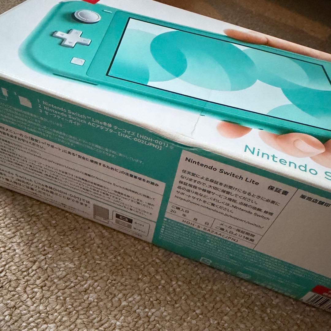 Nintendo switch lite ターコイズ　本体