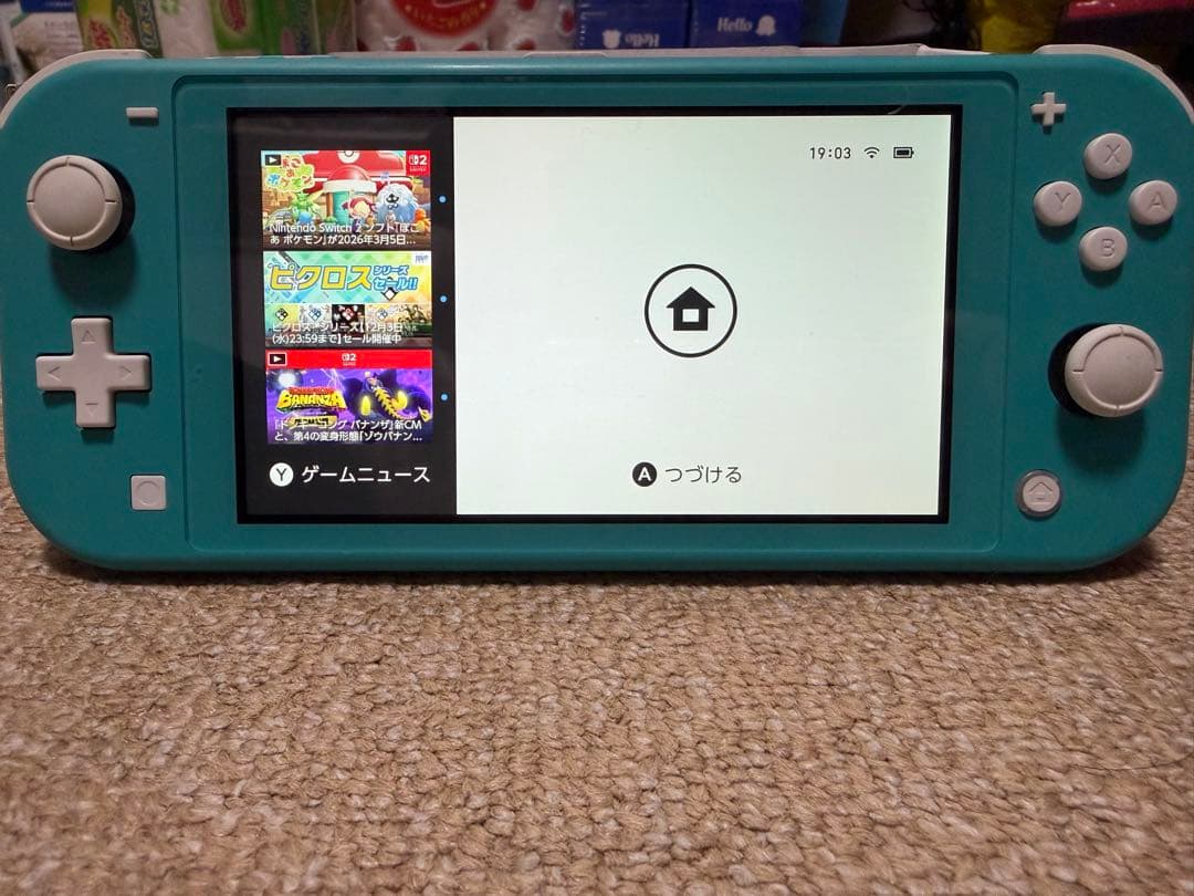 Nintendo switch lite ターコイズ　本体