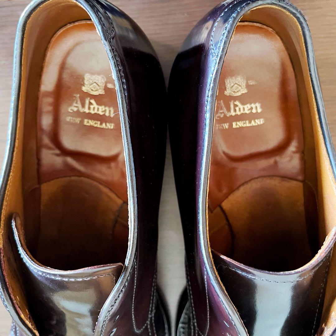 Alden Vチップ　54321 アルゴンカン コードバン　8D #8
