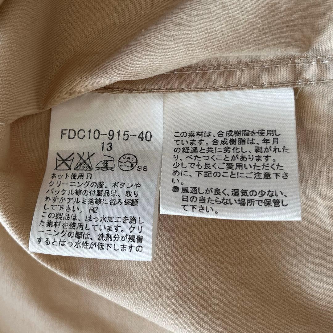 大きいサイズ　美品　バーバリー　撥水加工ハーフコート　ノバチェック　ベルト