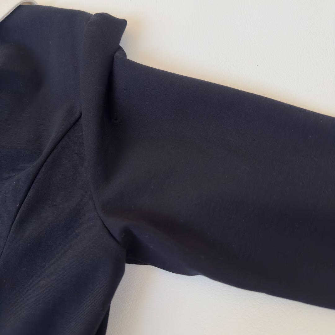 洗える　組曲 ワンピース　170 ネイビー　白襟 卒服　受験