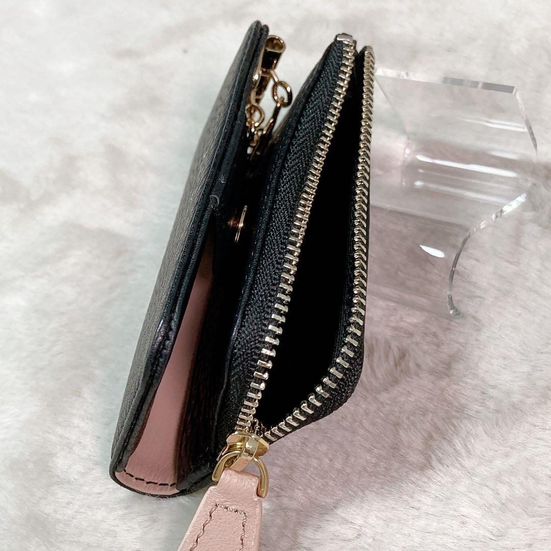 【新品】ポールスミス キーケース 4連 ケース レザー ハートプル BK