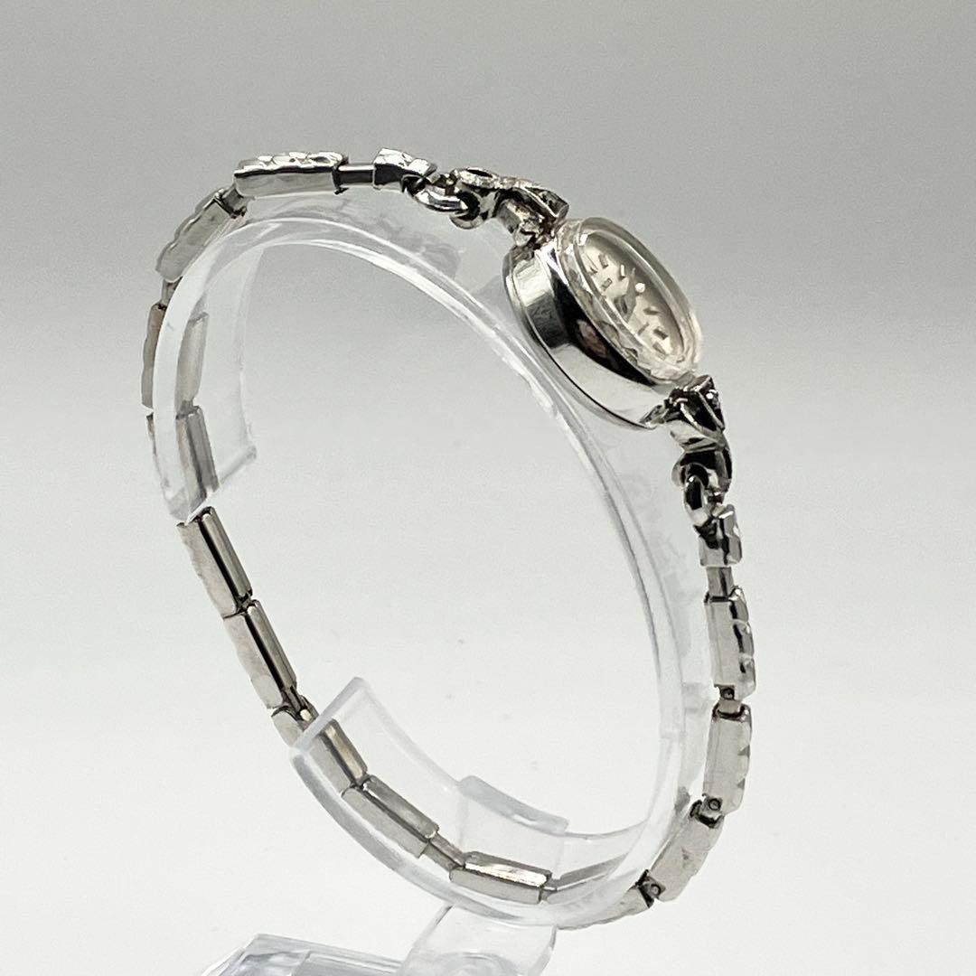 稼働良品　RADO ラドー　ダイヤモンド　手巻き　腕時計　レディース　シルバー