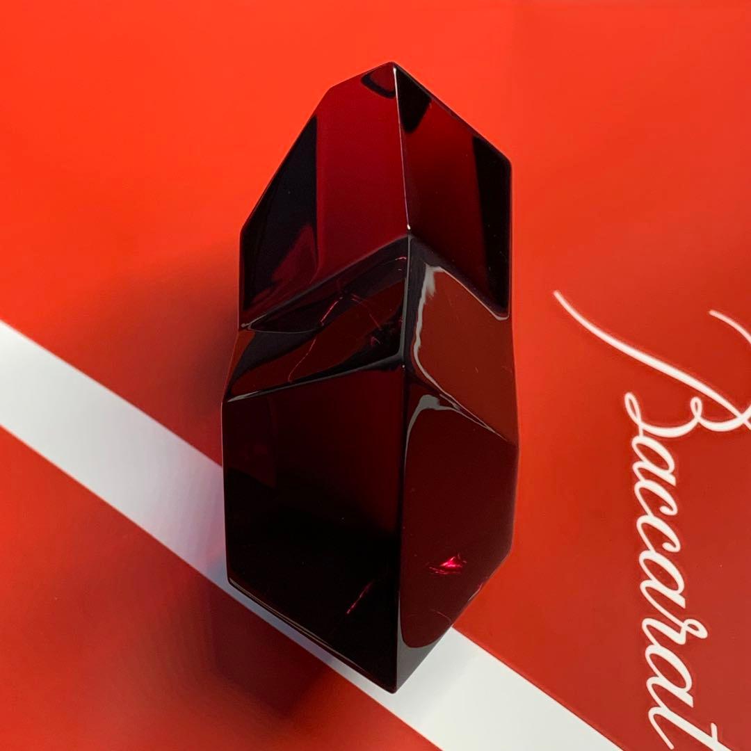 ❣️バカラ❣️ハート❣️ペーパーウェイト❣️置き物❣️オブジェ❣️クリスタル❣️レア❣️愛❣️箱袋