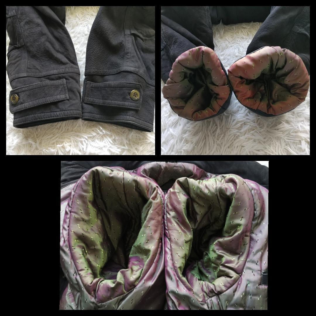 希少!WIND ARMOR 肉厚ムートンジャケット レザージャケット L