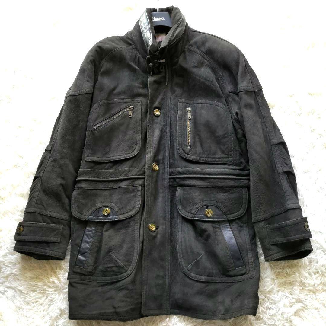 希少!WIND ARMOR 肉厚ムートンジャケット レザージャケット L