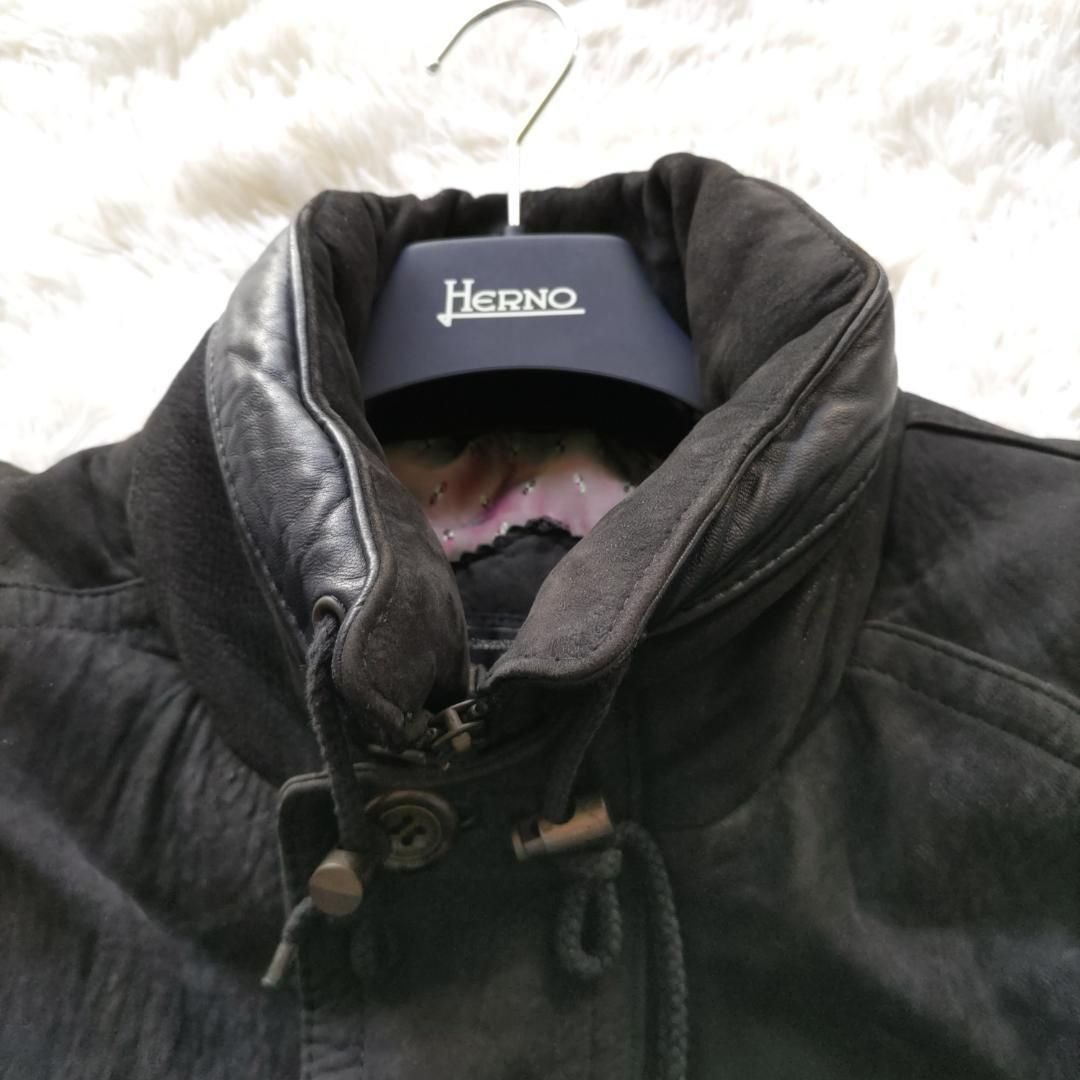 希少!WIND ARMOR 肉厚ムートンジャケット レザージャケット L