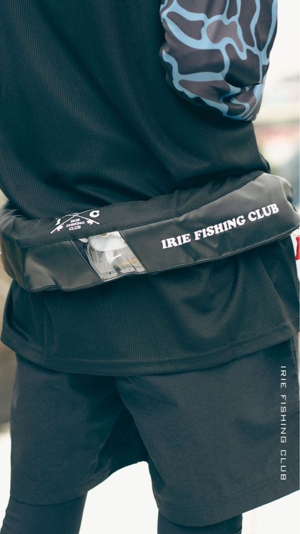 IRIE FISHING CLUB ライフジャケット ブラック 膨張式PFD