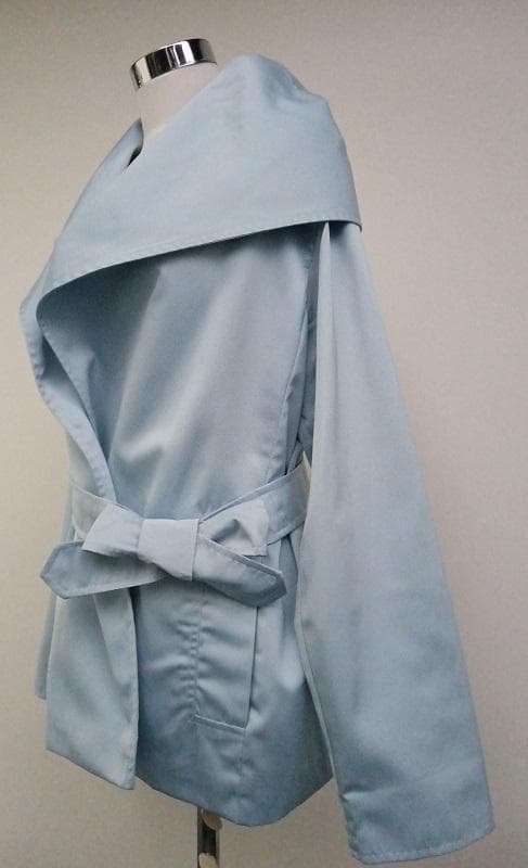 マックスマーラ 新品 タグ付き トレンチ コート アイスブルー