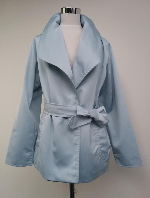 マックスマーラ 新品 タグ付き トレンチ コート アイスブルー