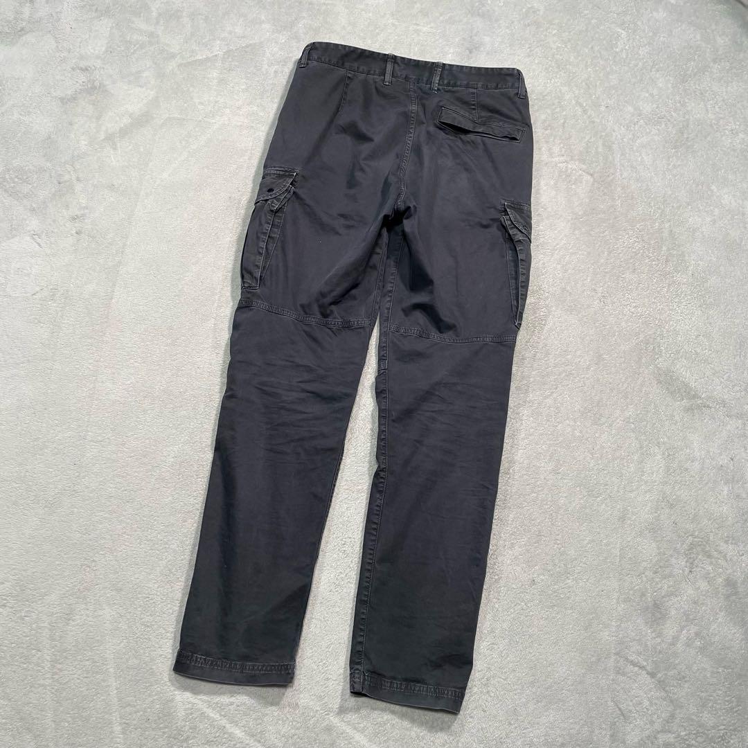 ストーンアイランド　カーゴパンツ　ブラック　W30