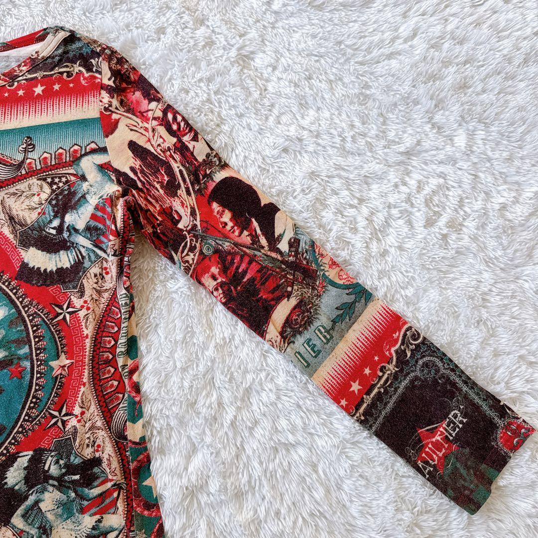 激レア◆JeanPeaul GAULTIER 長袖カットソー ネイティブ y2k