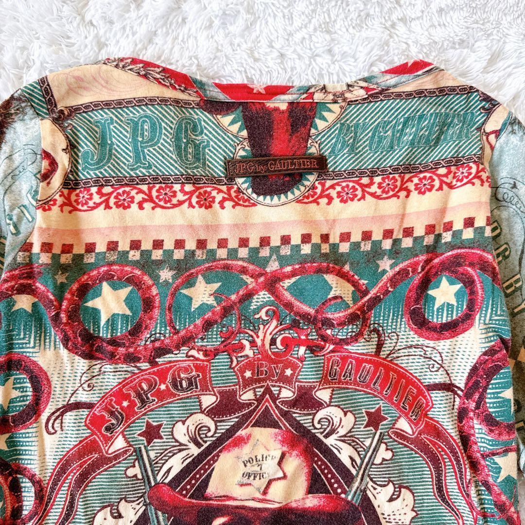 激レア◆JeanPeaul GAULTIER 長袖カットソー ネイティブ y2k