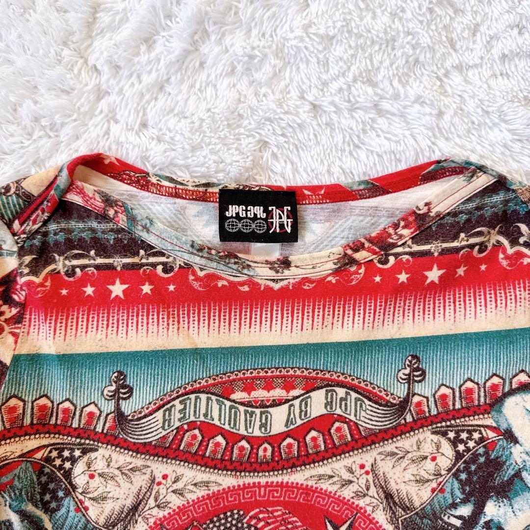 激レア◆JeanPeaul GAULTIER 長袖カットソー ネイティブ y2k