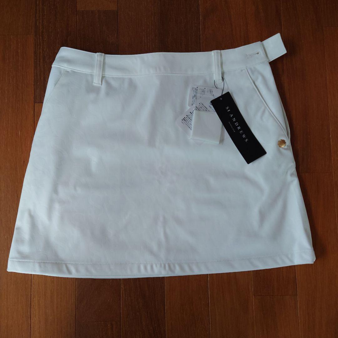 SKANDREWS レディース ゴルフスカート M ホワイト