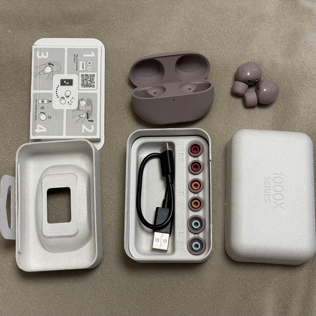 美品　SONY WF-1000XM5 新色スモーキーピンク