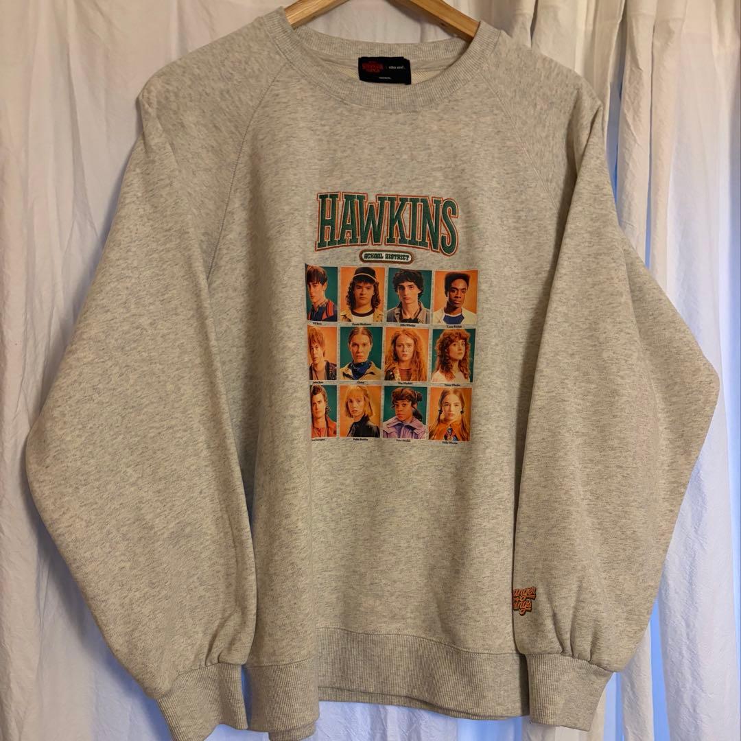 ニコアンド ストレンジャーシングス コラボアソートスウェットプルオーバー