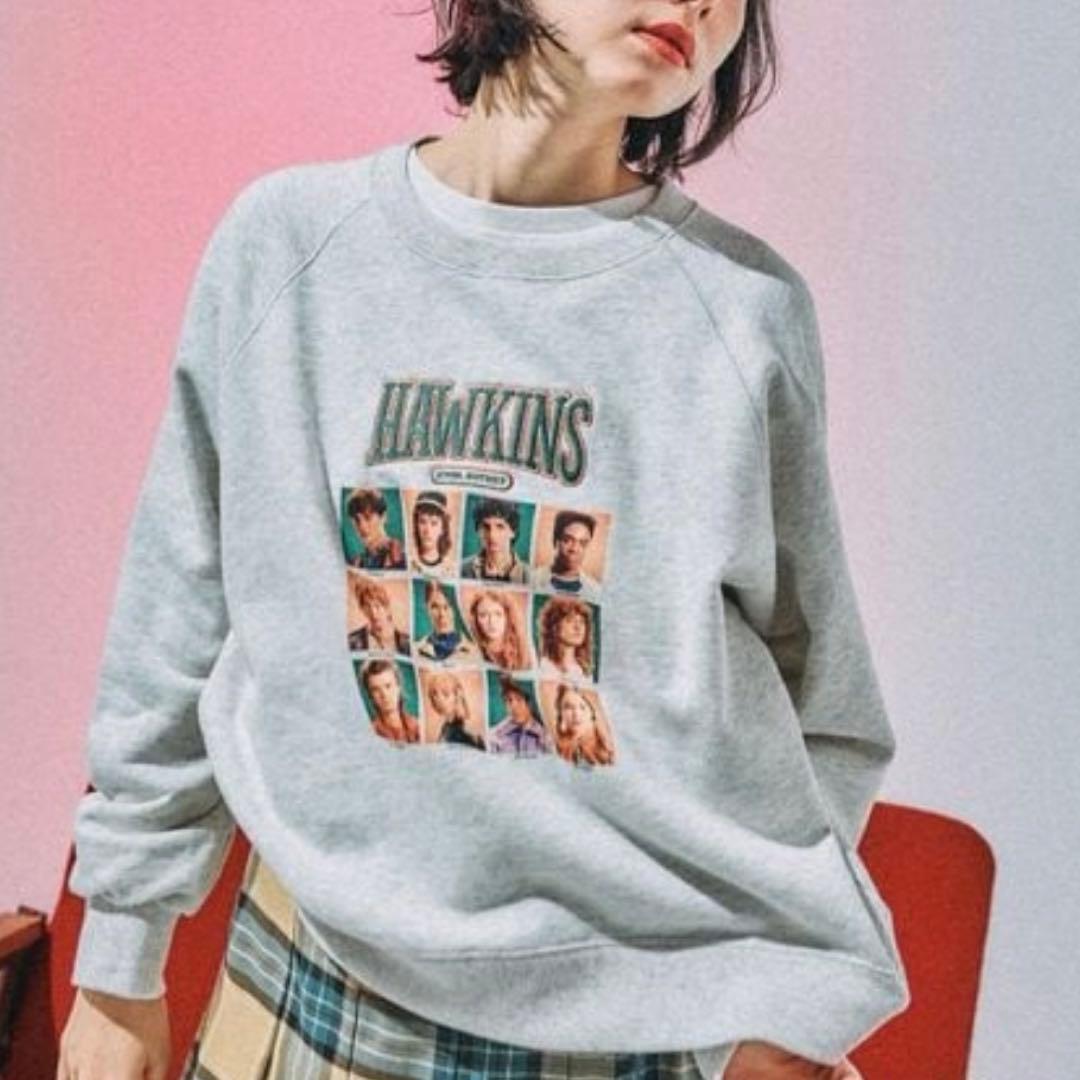 ニコアンド ストレンジャーシングス コラボアソートスウェットプルオーバー