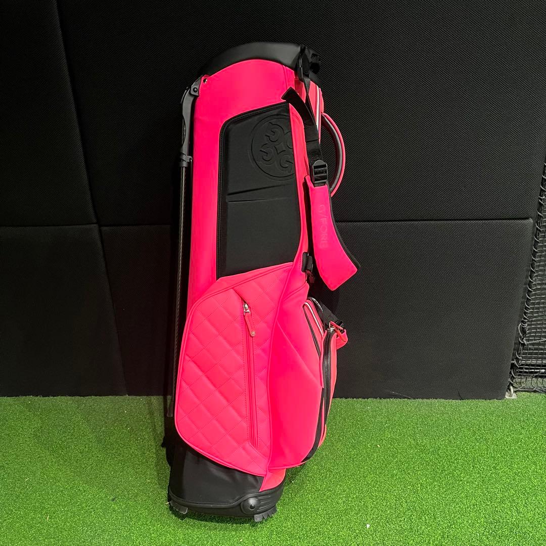 【訳アリ】VESSEL×G/FORE 別注ピンク キャディバッグ