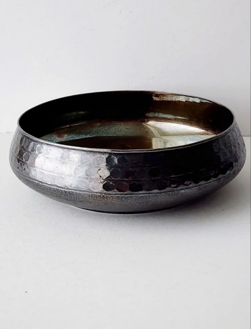 純銀　鉢　贈り銘入　菓子鉢 重さ377.1g